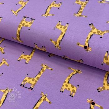 Úplet Giraffes lavender