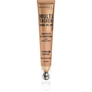 Rimmel Multi-Tasker Wake Me Up make-up a korektor pro rozjasnění pleti odstín 50 Sand 20 ml