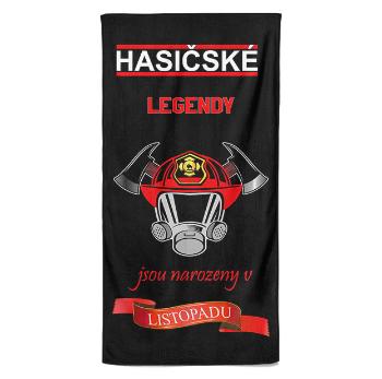 Osuška Hasičské legendy (Měsíc: 11 - Listopad, Velikost osušky: 100x170cm)