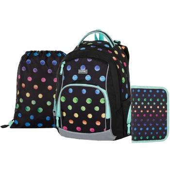 Oxybag GO DOTS Školní set, černá, velikost