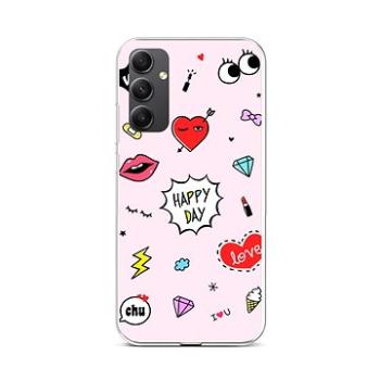 TopQ Kryt Samsung A34 Happy Day 93147 (93147)