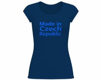 Dámské tričko velký výstřih Made in Czech republic