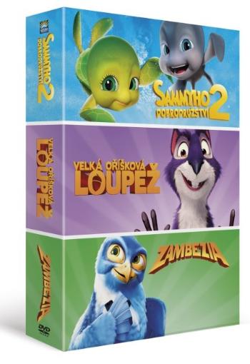 Animáky kolekce (Sammyho dobrodružství 2, Velká oříšková loupež, Zambezia) (3 DVD)