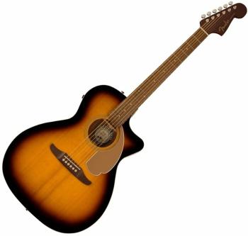 Fender Newporter Player Sunburst Elektroakustická kytara Jumbo