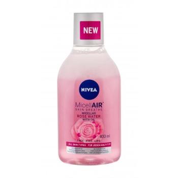 Nivea MicellAIR® Rose Water 400 ml micelární voda pro ženy na všechny typy pleti; na rozjasnění pleti; na unavenou pleť