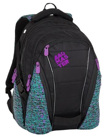 Bagmaster Bag 8 C Black/white/violet