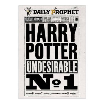 Minalima Plakát Denní prorok Harry Potter undesirable No.1 - Harry Potter