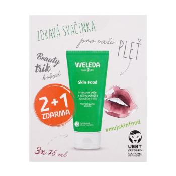 Weleda Skin Food Face & Body denní pleťový krém pleťový a tělový krém Skin Food Face and Body Cream 3 x 75 ml na suchou pleť