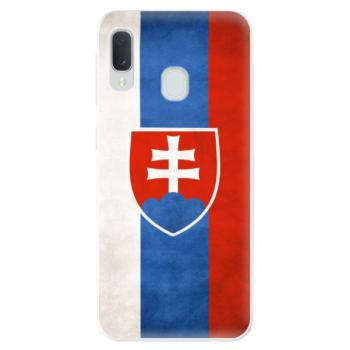 Odolné silikonové pouzdro iSaprio - Slovakia Flag - Samsung Galaxy A20e