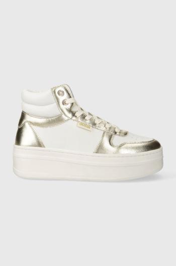 Sneakers boty Guess LINZY bílá barva, FL8LIZ LEA12