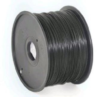 Tisková struna (filament) GEMBIRD, PLA, 1,75mm, 1kg, černá 3DP-PLA1.75-01-BK, TIF052110
