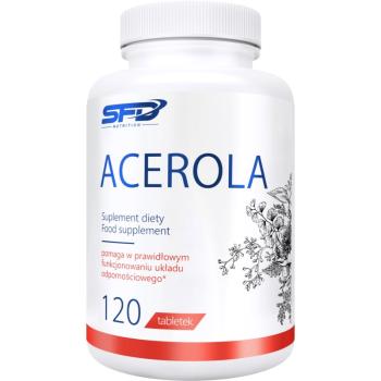 SFD Nutrition Acerola tablety pro podporu imunitního systému, krásnou pleť a nehty 120 tbl