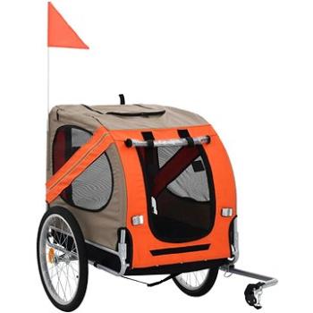 Shumee Vozík za kolo pro psa hnědo-oranžový (8718475718055)