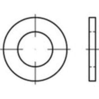 Podložka plochá TOOLCRAFT 146179, vnitřní Ø: 39 mm, ocel, 50 ks