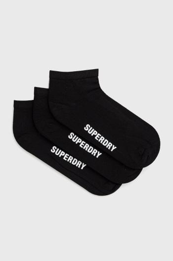 Ponožky Superdry pánské, černá barva