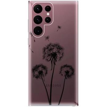iSaprio Three Dandelions - black pro Samsung Galaxy S22 Ultra 5G (danbl-TPU3-S22U-5G)