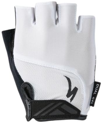 Specialized Men's Body Geometry Dual Gel Glove Short Finger - white S