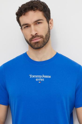 Bavlněné tričko Tommy Jeans s potiskem, DM0DM18569