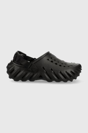 Pantofle Crocs Echo Clog černá barva, 207937