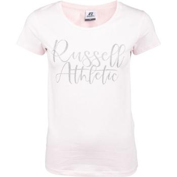 Russell Athletic CREWNECK WOMEN T-SHIRT Dámské tričko, růžová, velikost M