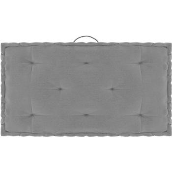 Poduška na palety a na podlahu šedá 73×40×7 cm bavlna 324684 (324684)