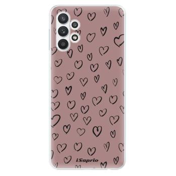 Odolné silikonové pouzdro iSaprio - Heart Dark - Samsung Galaxy A32 5G