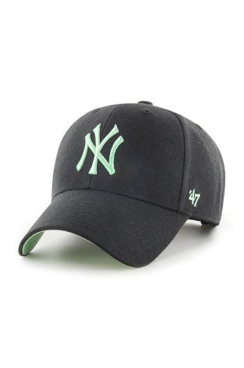 Čepice 47brand New York Yankees černá barva, s aplikací