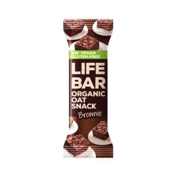 Tyčinka Lifebar Oat snack brownie 40 g BIO LIFEFOOD