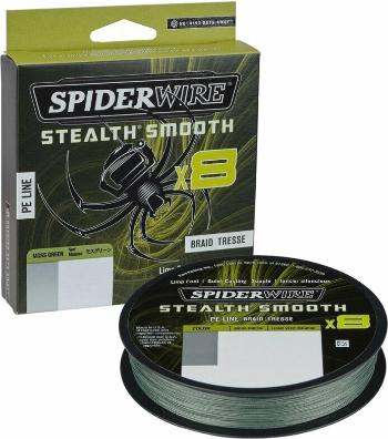 SpiderWire Stealth® Smooth8 x8 PE Braid Moss Green 0,09 mm 150 m 7,5 kg-16 lbs Šňůra