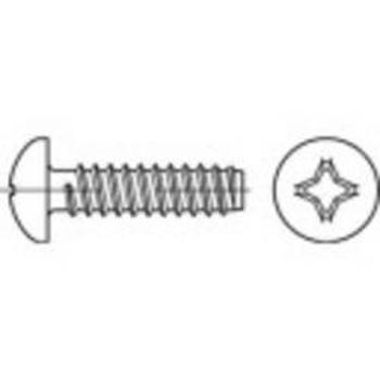 Čočkové šrouby do plechu TOOLCRAFT 145067, N/A, 16 mm, ocel, 100 ks