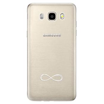 Odolné silikonové pouzdro iSaprio - čiré - Infinity - Samsung Galaxy J5 2016