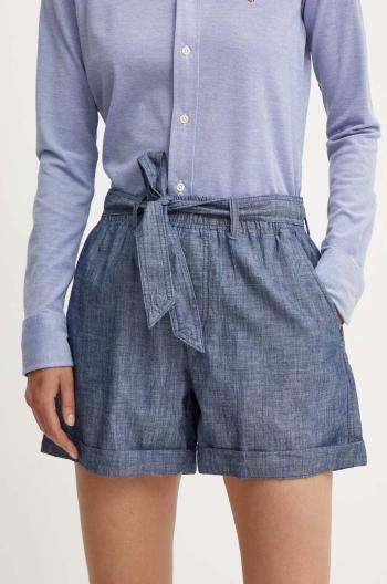 Bavlněné šortky Polo Ralph Lauren hladké, high waist, 211756536