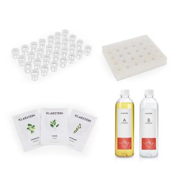 Klarstein GrowIt Refill Kit Europe, houbovitý panel, 28 rostlinných košíků, Europe Seeds, živný roztok