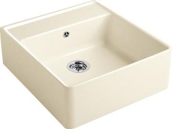 VILLEROY & BOCH Keramický dřez Single-bowl sink Cream modulový 595 x 630 x 220 bez excentru 632061KR