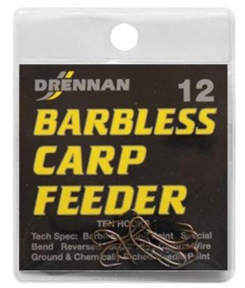 Drennan háčky bez protihrotu carp feeder barbless - velikost 18