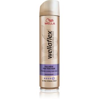 Wella Wellaflex Fullness For Thin Hair lak na vlasy s extra silnou fixací pro pružnost a objem 250 ml