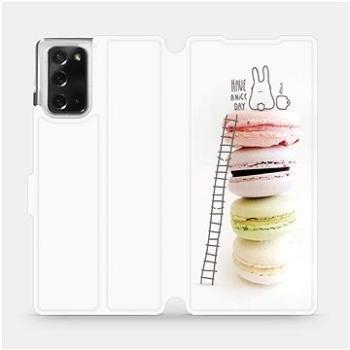 Flipové pouzdro na mobil Samsung Galaxy Note 20 - M090P Makronky - have a nice day (5903516331659)