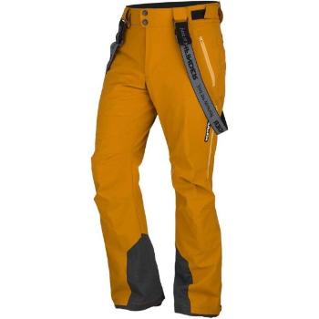 Northfinder MALAKI Pánské lyžařské kalhoty, hnědá, velikost M