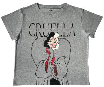 EPlus Dámské tričko 101 Dalmatinů - Cruella šedé Velikost - dospělý: S