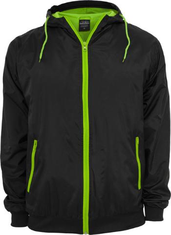 Urban Classics Contrast Windrunner blk/lgr - M