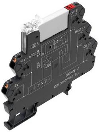 Vazební relé Weidmüller TRP 120VAC RC 1CO, 120 V/AC, 6 A, 1 přepínací kontakt, 10 ks