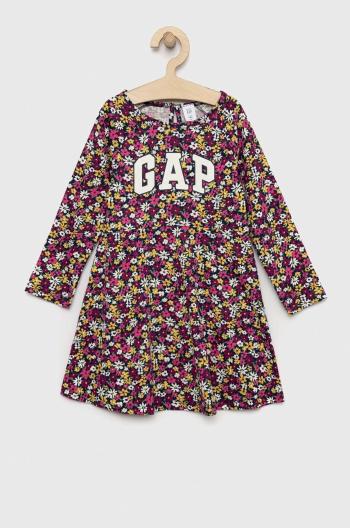 Dětské bavlněné šaty GAP midi