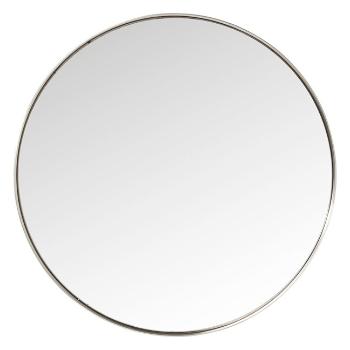 Zrcadlo Curve Round 100 cm - nerezová ocel
