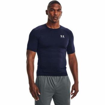 Under Armour Pánské kompresní triko HG Armour Comp SS, Tmavě, modrá, XXL