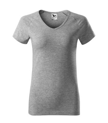 MALFINI Dámské tričko Dream - Tmavě šedý melír | L