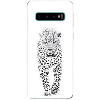 iSaprio White Jaguar pro Samsung Galaxy S10 (jag-TPU-gS10)