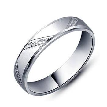 NUBIS® Dámský stříbrný prsten šíře 3 mm, vel. 52 - velikost 52 - NB106-D-52