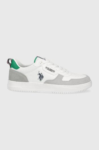 Sneakers boty U.S. Polo Assn. bílá barva