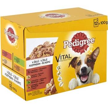 Pedigree Vital Protection kapsička masový výběr v želé pro dospělé psy 12 × 100 g (5900951249341)