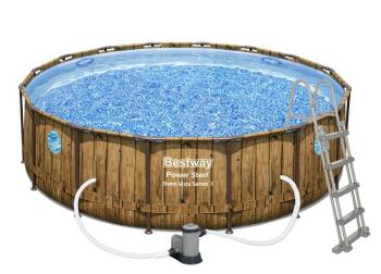 Bazén Power Steel Wood Swim Vista 4,88 x 1,22 m - 56725